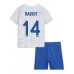 Frankrijk Adrien Rabiot #14 Babykleding Uitshirt Kinderen WK 2022 Korte Mouwen (+ korte broeken)